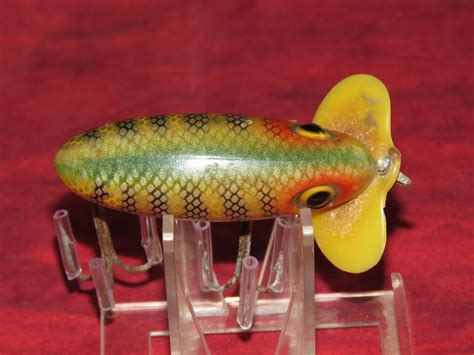 Vintage Fred Arbogast Plastic Lip Jitterbug Fishing Lure Bass Topwater