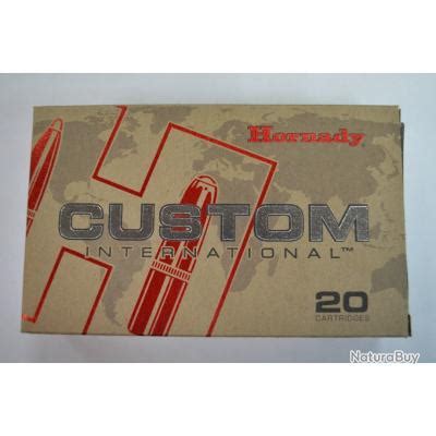 Boite De Munitions Hornady Custom International Calibre X