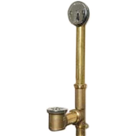 Watco L Brs Pn Tubular Brass Slip Lock Pearl Nickel Bath Waste