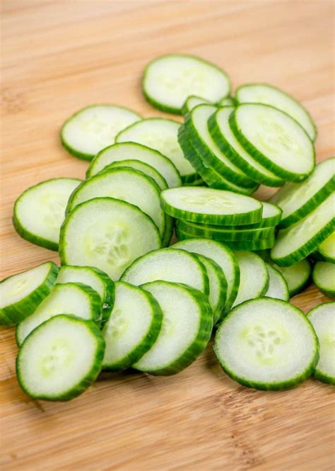 Sliced English Cucumber Cucumber Salad Cucumber Cucumber Recipes Salad