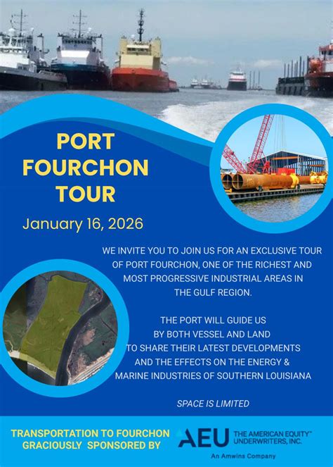 LEMI Invite You...to Experience Port Fourchon 📅 January 16, 2026 Join ...