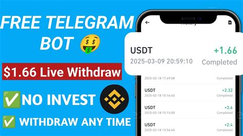 Free Usdt Earning App New Free Telegram Airdrop Free Usdt Mining