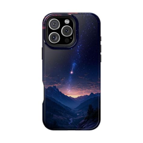 Mountain Valley Comet Sky Wilderness Nature Space Cover Phone Case For