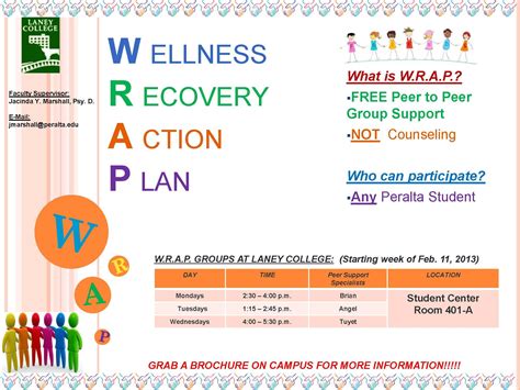 Wellness And Recovery Action Plan Template Social Media Template