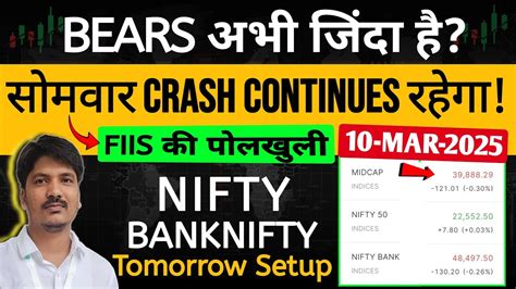 Nifty Banknifty Tomorrow Prediction Nifty Analysis March