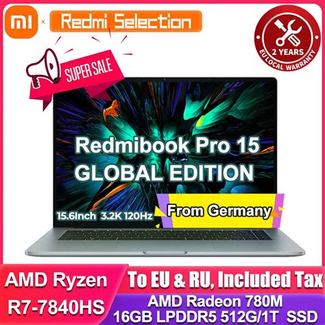 Jual Xiaomi Redmibook Pro Slim Laptop Ryzen R Hs Amd M M