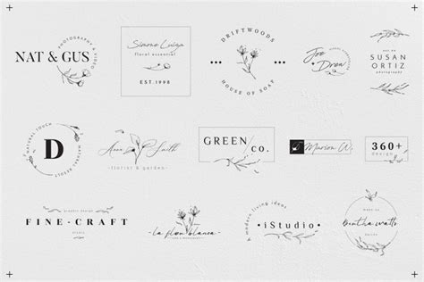 The Logos Are All Handwritten And Have Different Designs