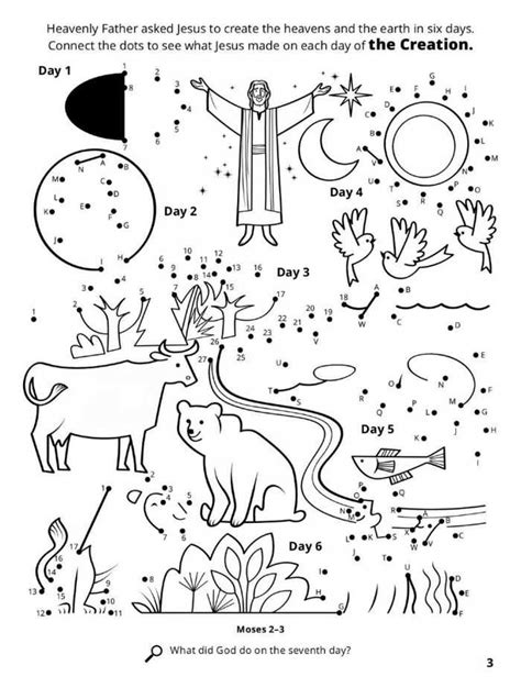 Creation Coloring Pages Pdf For Preschoolers Coloringfolder