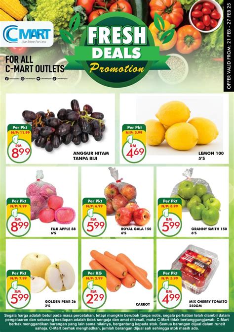 CMART Promotion Fresh Market Deals 21 27 February 2025 Best Prices