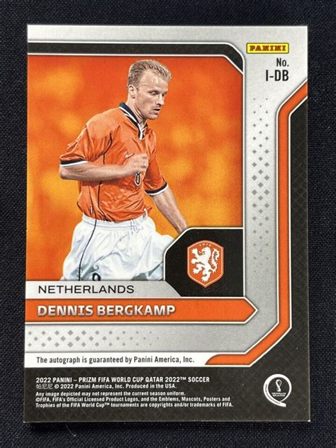 Panini Prizm Fifa World Cup Qatar Dennis Bergkamp International