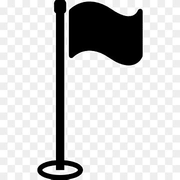 White Flag With Black Pole Png Images Pngwing