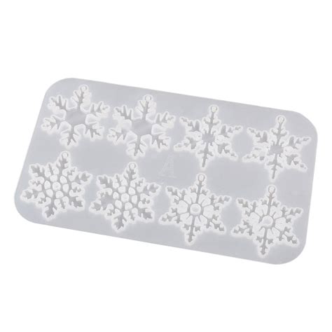 Clearance Lililumin Silicone Mould Snowflake Resin D Snowflake