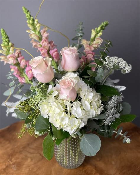 Pink And White Flower Arrangement