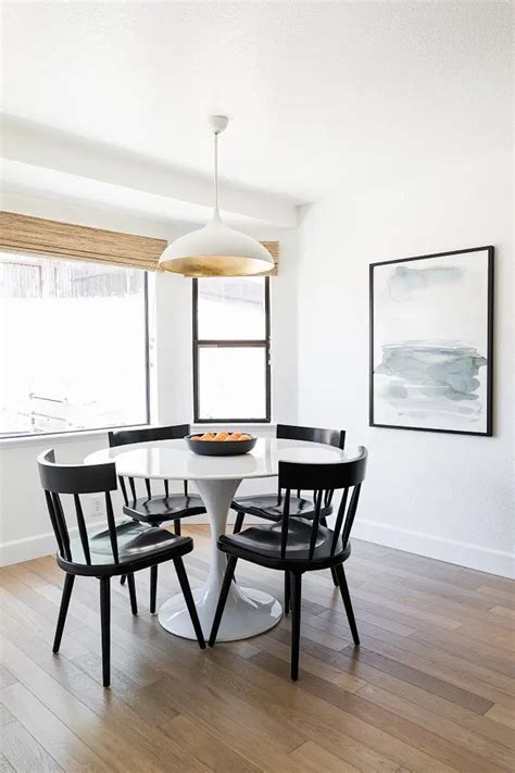 Farmhouse Medium Tone Wood Floor And Brown Floor Dining Room Photo In