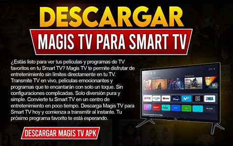 Magis Tv Para Smart Tv Descargar La Ltima Versi N