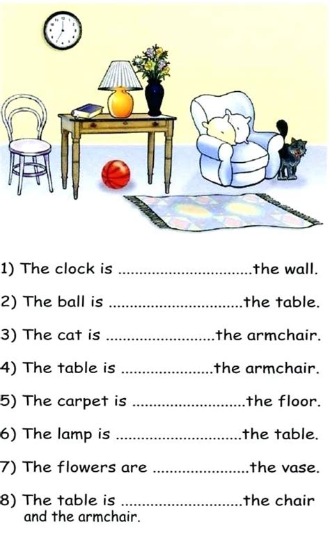 Preposition Exercises With Answers