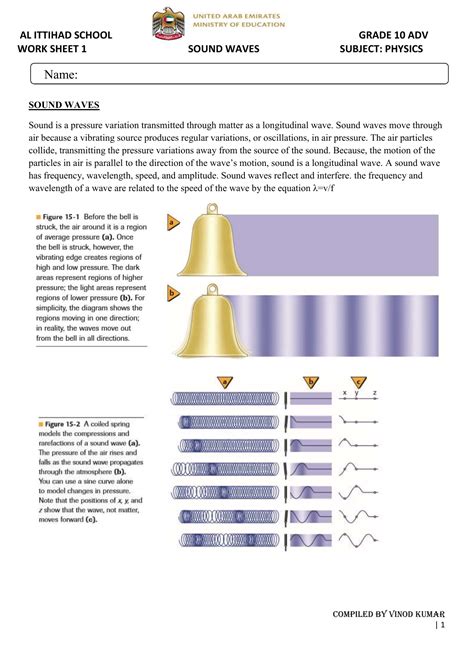 Sound Waves Worksheet 14 Sound Waves Worksheet Labeling Wo