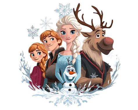 Frozen Elsa Anna Kristoff Olaf Y Sven Clipart Frozen Sisters