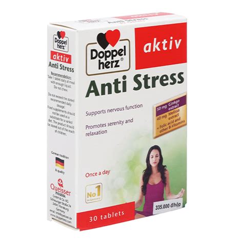 Doppelherz Aktiv Anti Stress Viên bổ não giảm căng thẳng