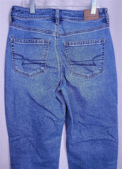 American Eagle Mom Jean Distressed Jeans Women S Size Regular Ebay