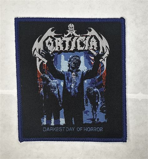 MORTICIAN DARKEST DAY OF HORROR SEW ON WOVEN PATCH EBay