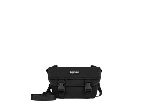 ชอป Supreme Mini Messenger Bag Blackของแทท SASOM