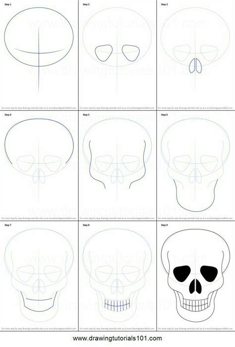 Pin By Baileyyy T On Drawing Inspiration Skulls Drawing Easy Skull