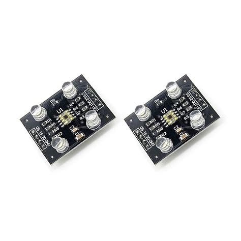 Dual Rgb Color Recognition Sensor Module With Led For Arduino Projects