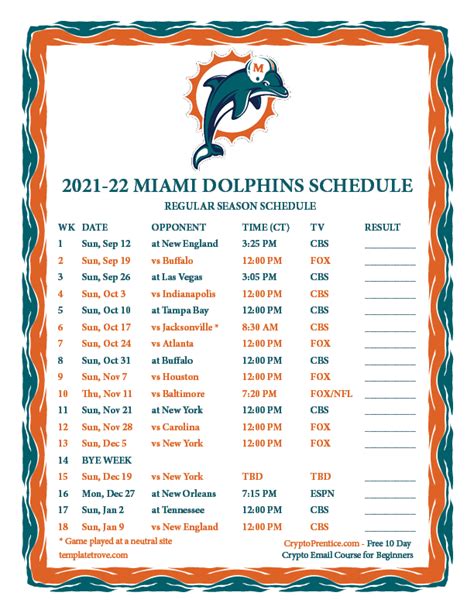 Miami Dolphins July Schedule Shannon D Bailey