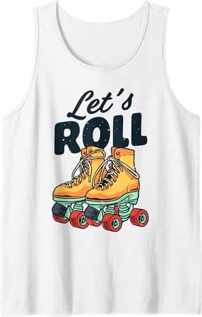 Amazon Let S Roll Roller Skating Skater Skate Retro Vintage 70s