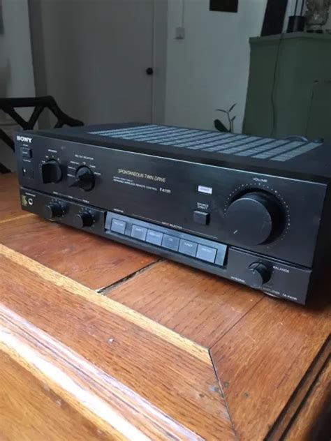 AMPLI VINTAGE SONY TA F411RA Fonctionnel EUR 25 00 PicClick FR