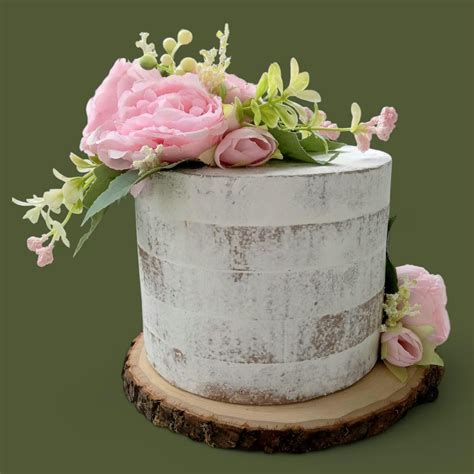 Rustic Semi Naked Fake Cake Elegant Fake Cake Photo Prop Home Decor