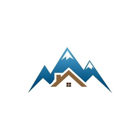 Mountain Logo Design For Real Estate Business