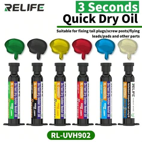 Relife Rl Uvh Seconds Quick Drying Oil For Mobile Phone