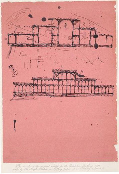 Joseph Paxton S Original Sketch Of The Crystal Palace