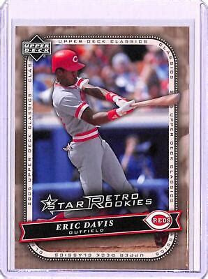 2005 Upper Deck Classics 113 Eric Davis Cincinnati Reds Card Star