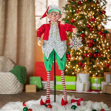 4 1 4 Ft Animated Standing Dancing Elf Christmas Decoration