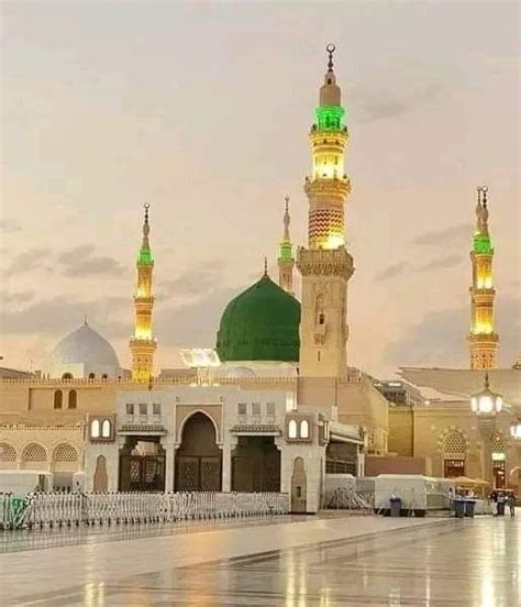 Pinterest Medina Mosque Madina Sharif Beautiful Pic Islam