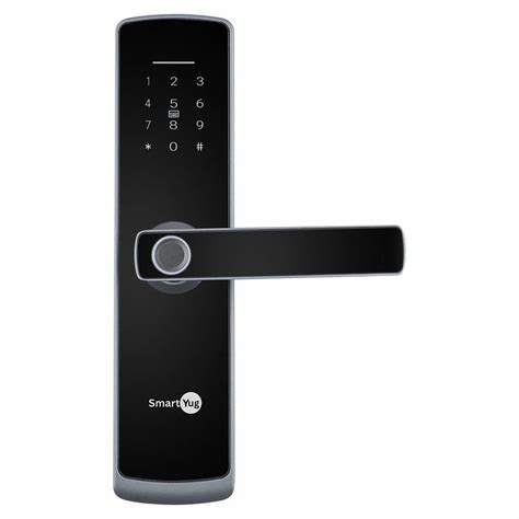 SmartYug Smart Door Lock with Fingerprint, PIN, RFID Card & Mobile App ...