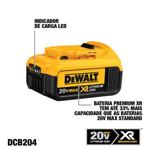 Bateria De Ons De L Tio V Ah Indicador De Carga Dewalt Dewalt