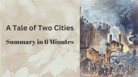 A Tale Of Two Cities Summary Charles Dickens Youtube