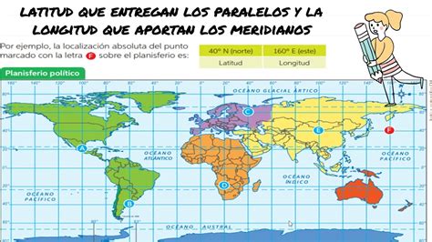 Mapa De Meridianos Y Paralelos