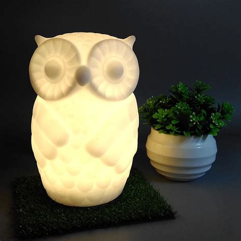 NOVELTY OWL LED Night Lamp Wireless Table Light For Bedroom Home