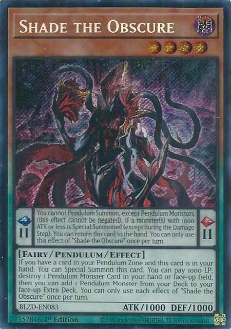 shade  obscure cardspot