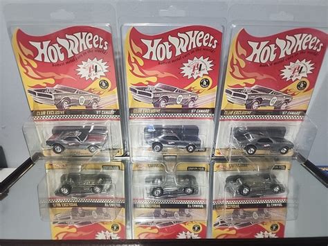 Hot Wheels RLC Club Exclusive 67 Camaro Red 1 Of 5000 Blue Black