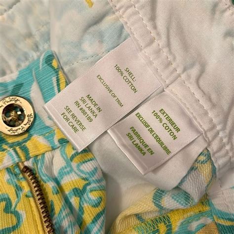 Lilly Pulitzer Women S Yellow Green Callahan Shorts Sz 6 Print Beach