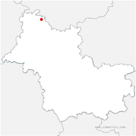 Carte De Localisation De La Commune De La Fontenelle