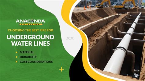 Choosing The Best Pipe For Underground Water Lines