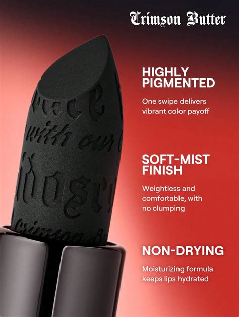 Sheglam Onyx Kaleidoscope Lipstick Black Matte Non Stick Lipstick Long