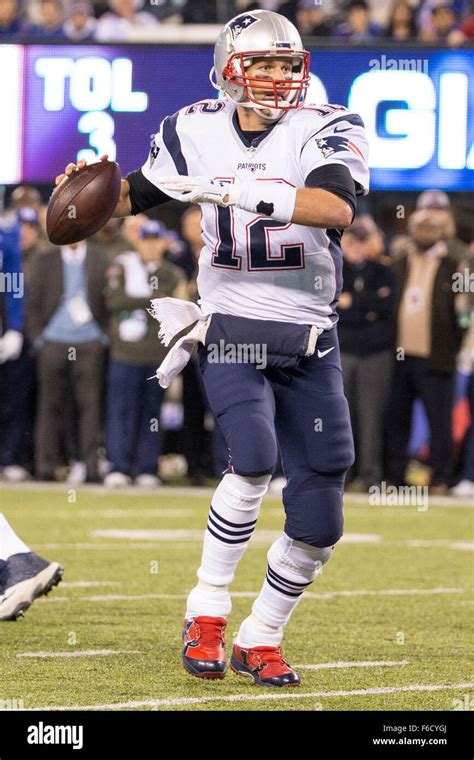 East Rutherford New Jersey USA 15th Nov 2015 New England Patriots